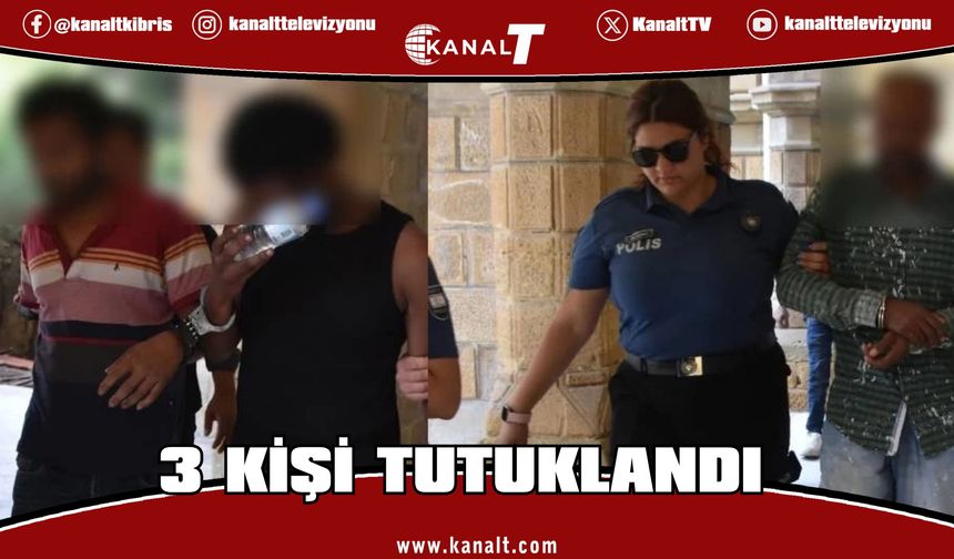 Gönyeli’de izinsiz ikamet eden 3 kişi tutuklandı