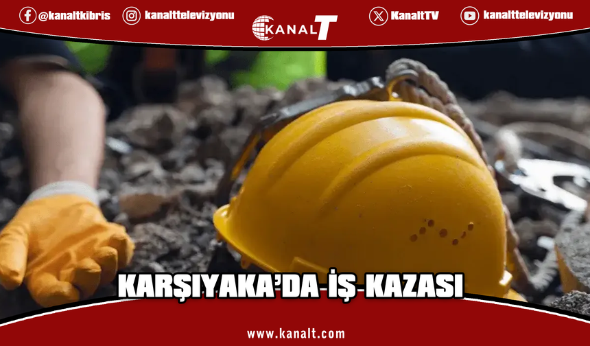 Karşıyaka’da inşaatta çalışan şahıs yaklaşık 3 metre yükseklikten düştü