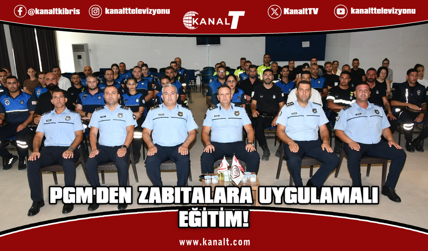 Belediye zabıtalarına Polis Okulu'nda "Kent Güvenliği" eğitimi verildi