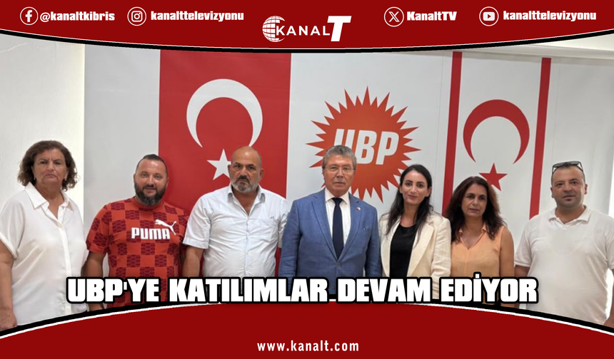 CTP’den istifa edip UBP’ye geçtiler: Mürüde Dereci Beşok'a rozeti Üstel taktı