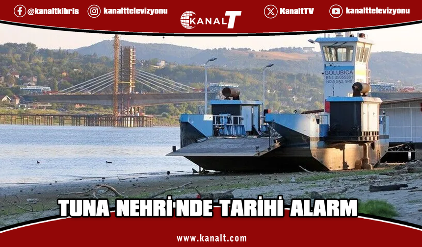 Bulgaristan'da Tuna Nehri Alarmı: Su seviyesi rekor düzeyde düştü, yeni kum adaları oluştu
