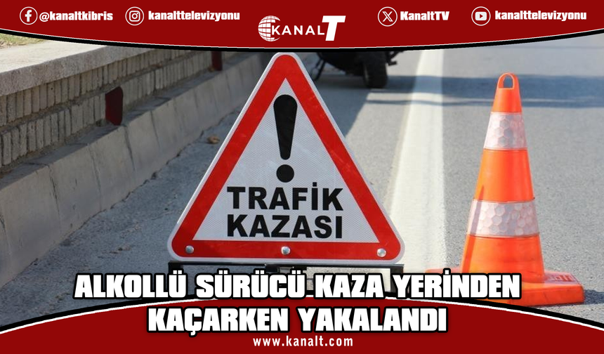 Güzelyurt-Lefkoşa ana yolunda kaza: 1 yaralı, alkollü sürücü tutuklandı