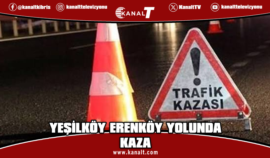 Yeşilköy-Erenköy anayolunda kaza: Araç yoldan geçen eşeğe çarptı
