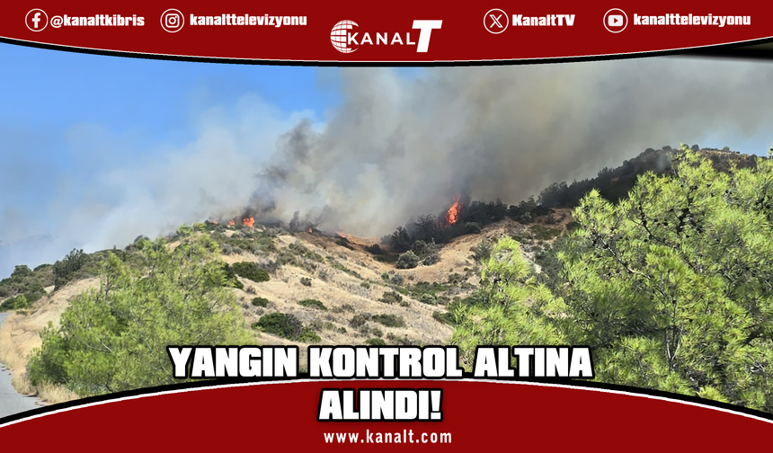 Yamaçköy - Tirmen Köyleri arasındaki ormanlık arazide çıkan yangın kontrol altına alındı