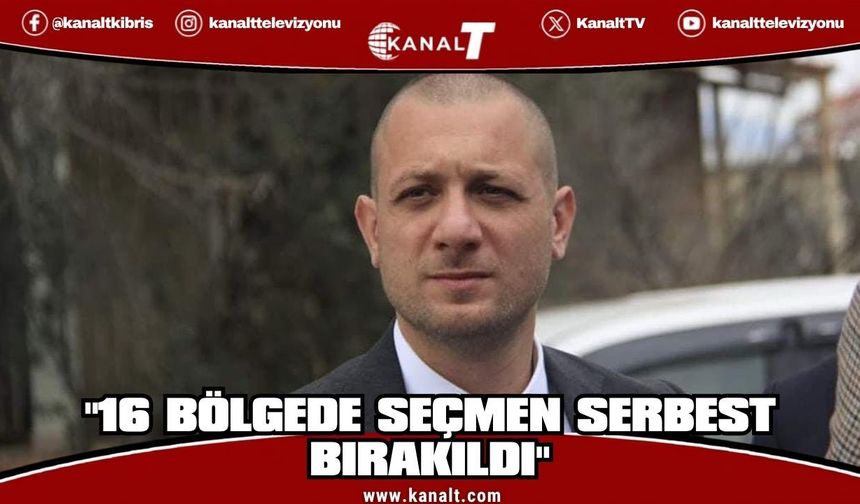 Yılmaz: UBP'yi desteklememe gibi bir söylemimiz olmadı; 16 bölgede seçmen serbest bırakıldı