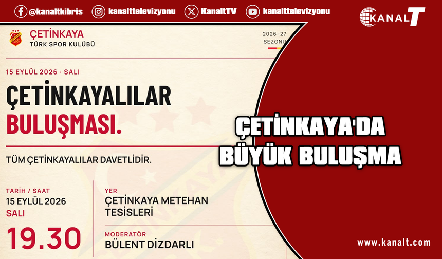 Çetinkaya'da büyük buluşma: Sarı-kırmızılı camia Metehan Tesisleri'nde bir araya geliyor