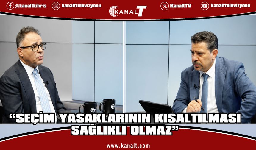 Özerdağ'dan siyasete mesaj: Seçim yasaklarının kısaltılması sağlıklı olmaz