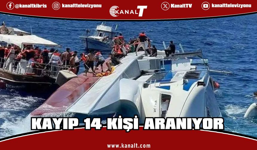 Girne'deki gemi faciasının 10'uncu günü: Kayıp 14 kişi aranıyor