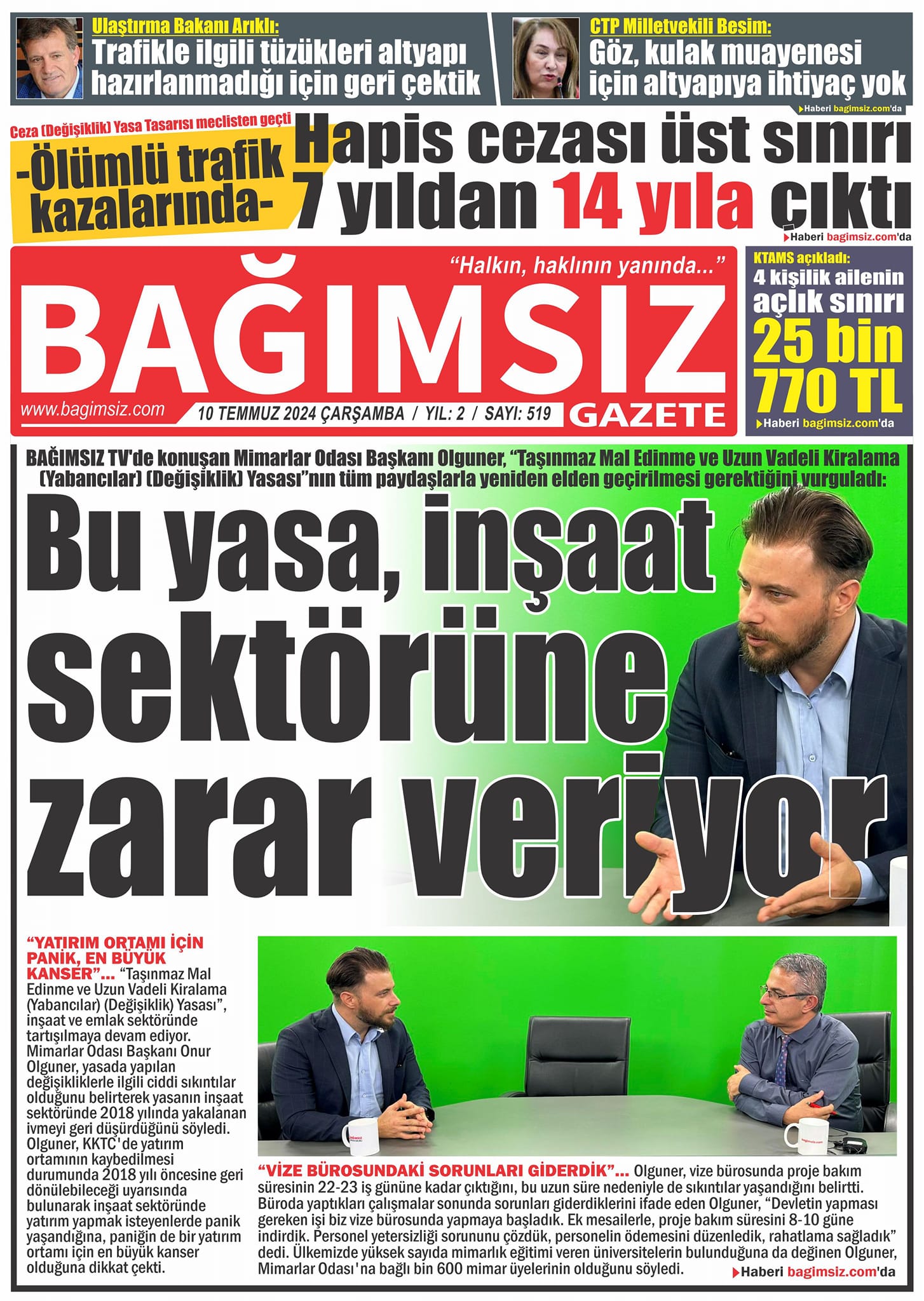 Bağımsız Gazete 10 07 24