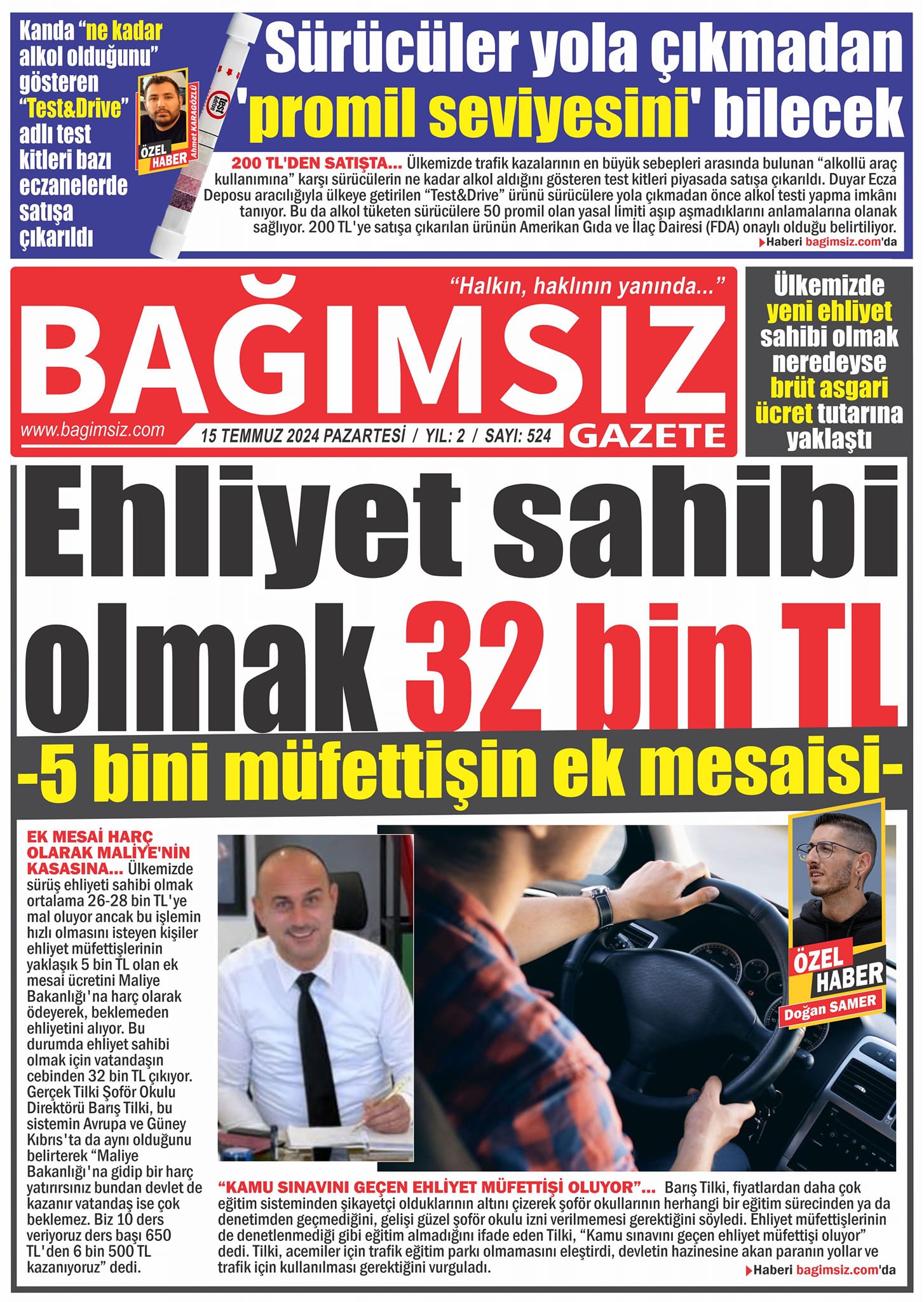 Bağımsız Gazete Temmuz 2024 15