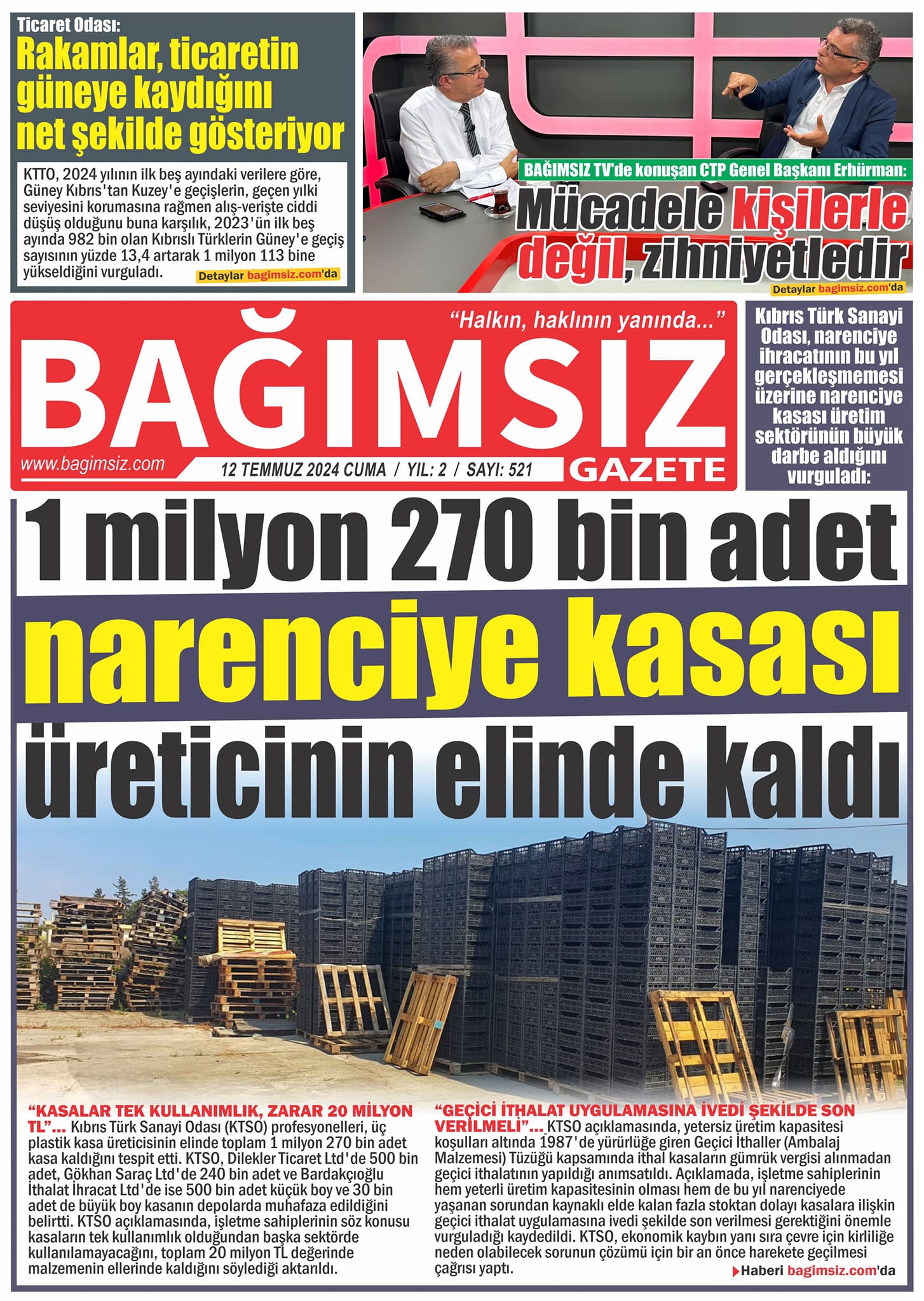 Bağımsız Gazete Temmuz 2024