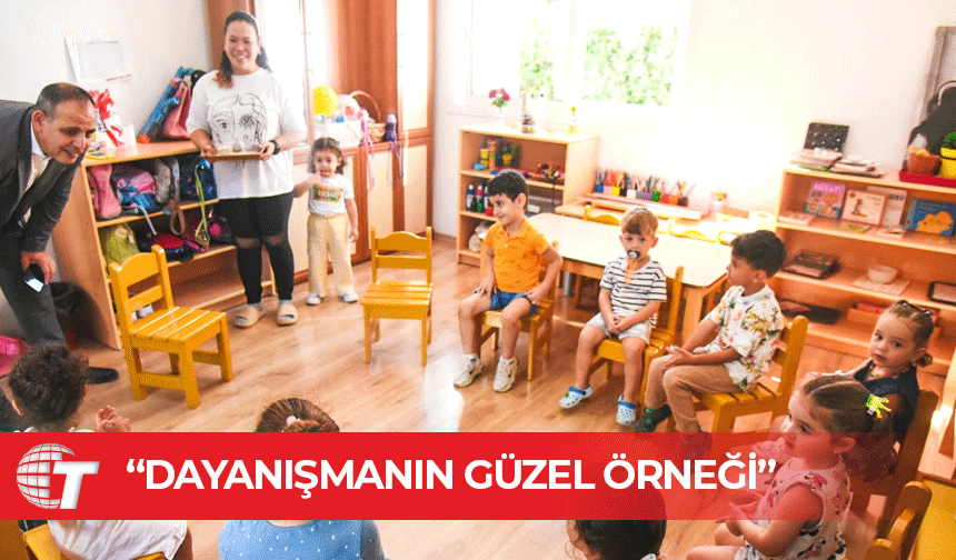 Harmancı'dan özel kreşlere teşekkür ziyareti