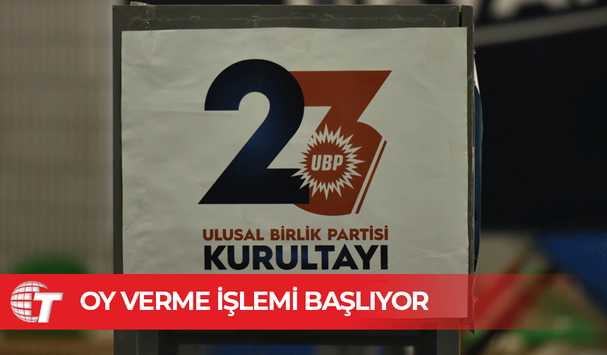 UBP Kurultayı’nda oy verme işlemine geçiliyor