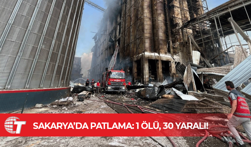 Sakarya'da fabrikada patlama: 1 kişi hayatını kaybetti, 30 kişi yaralandı