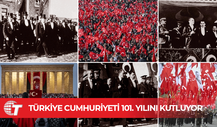 Mustafa Kemal Atatürk'ün "En büyük eserim" dediği Türkiye Cumhuriyeti 101. yılını kutluyor