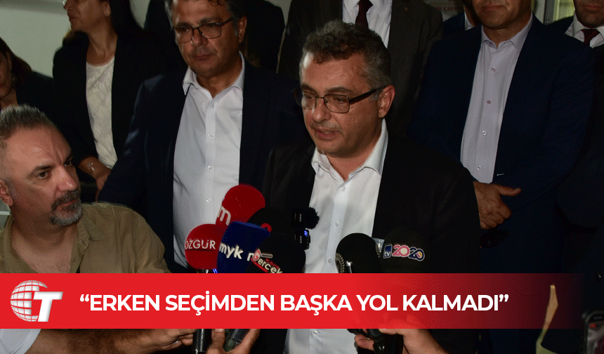 Erhürman: Bu saatten sonra ülkenin tek gündemi erken seçimdir