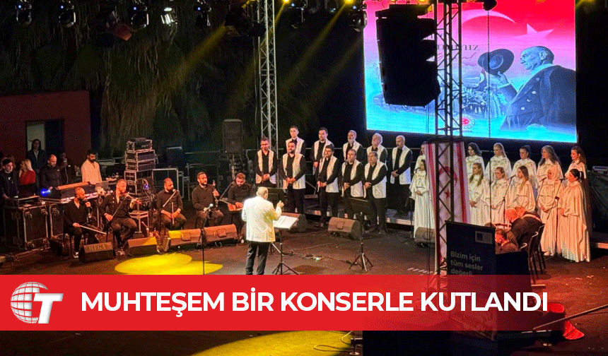 Türkiye Cumhuriyeti’nin 101. yılı, Girne Amfi Tiyatro’da muhteşem bir konserle kutlandı