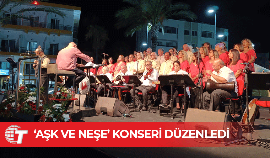 Girne Belediyesi Türk Sanat Müziği Topluluğu ‘Aşk ve Neşe’ konseri düzenledi