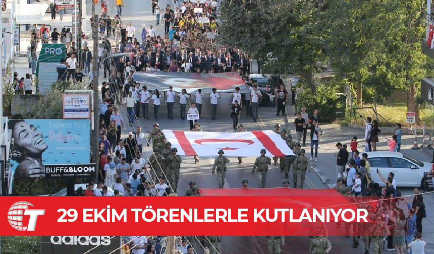 29 Ekim Cumhuriyet Bayramı KKTC’de de törenlerle kutlanıyor