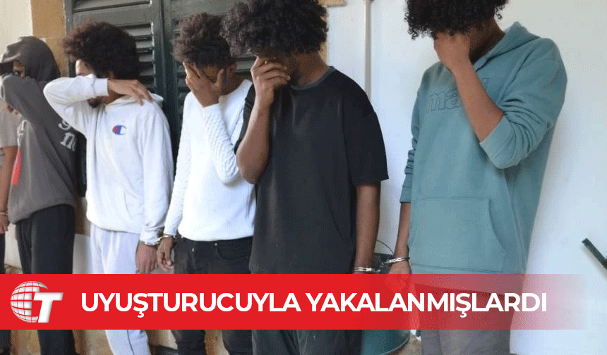 Uyuşturucudan yakalanan 5 kişiye 6 gün tutukluluk