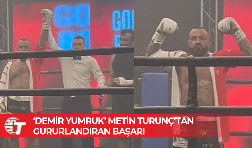 ‘Demir Yumruk’ Metin Turunç, İsrailli rakibini birinci rauntta nakavt etti