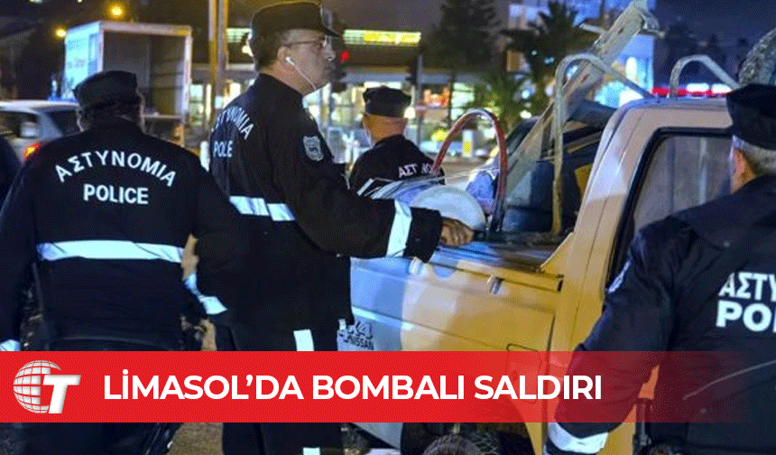 Limasol’da bombalı saldırı!