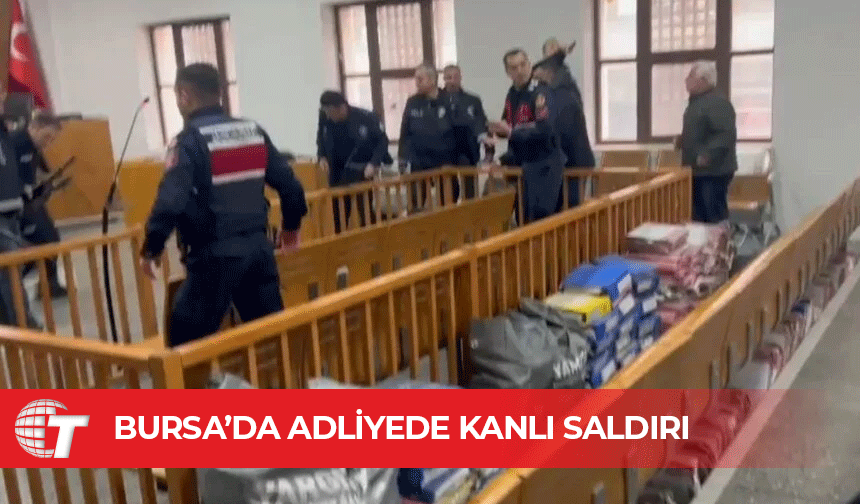 Bursa Adliyesi'nde silahlı saldırı: 2 ölü, 2 yaralı