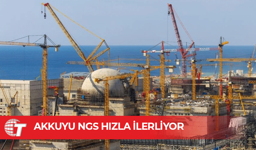 Akkuyu NGS'nin 4'üncü güç ünitesinde reaktör şaftının ana bileşenleri monte edildi