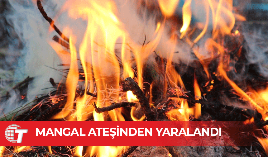 İskele’de mangal yakmaya çalışan şahıs yaralandı