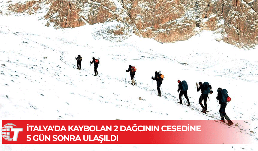 Gran Sasso dağında kaybolan 2 dağcının cansız bedenine ulaşıldı