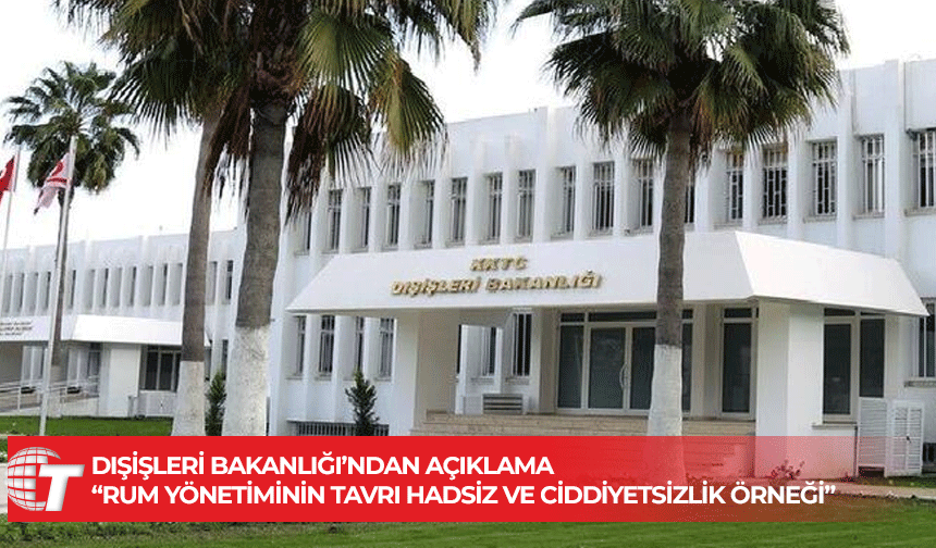 Dışişleri Bakanlığı Fransız savaş uçaklarının GKRY izniyle uçtuğu iddialarına ilişkin açıklama