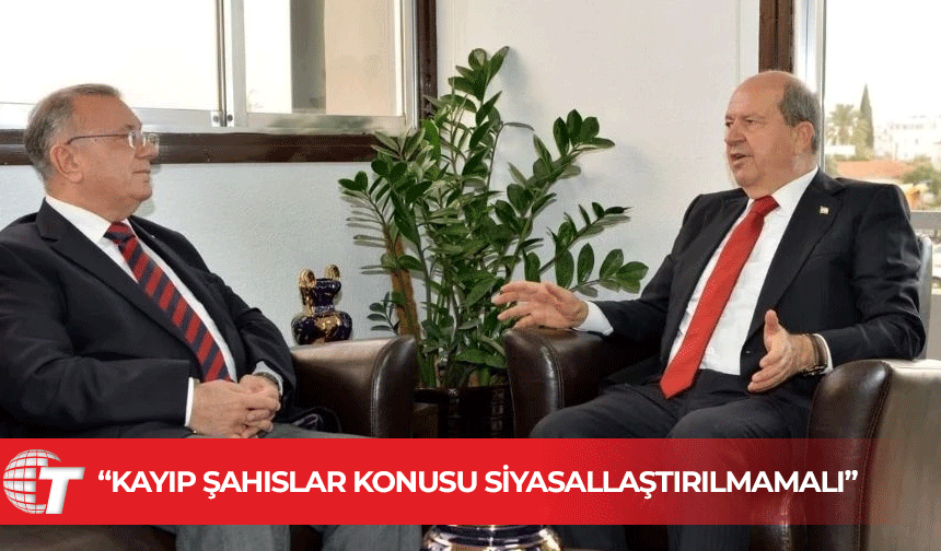 Cumhurbaşkanı Ersin Tatar, Kayıp Şahıslar Komitesi’ni ziyaret etti