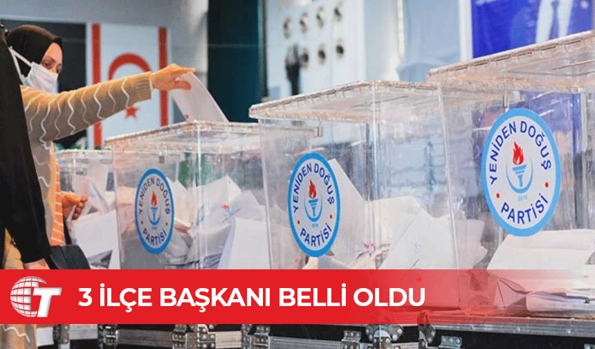 YDP'nin üç ilçesinin başkanları belli oldu