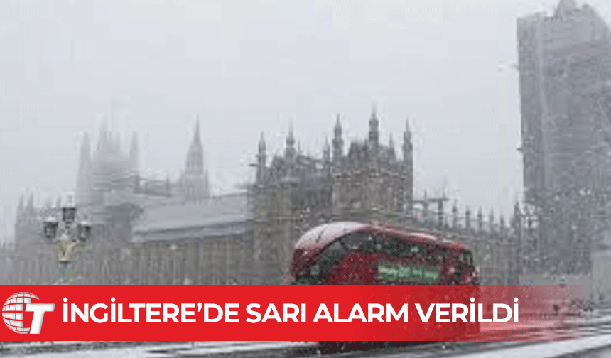 İngiltere'de soğuk hava dalgası ve buzlanma nedeniyle "sarı alarm" verildi