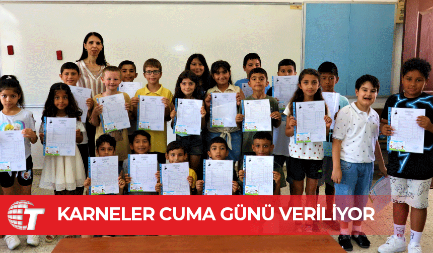 İlk ve orta eğitimde karneler cuma günü verilecek