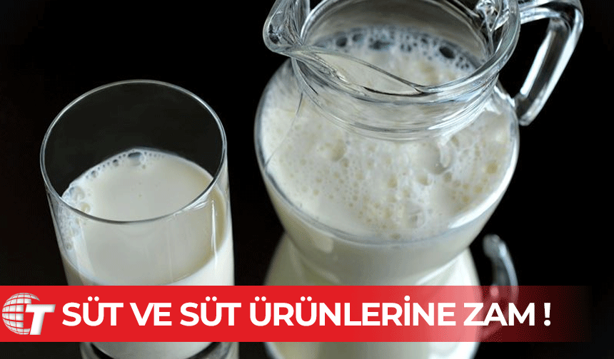 1 Litre Süt 53.50 TL’ye yükseldi