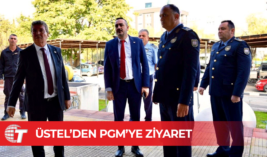 Başbakan Ünal Üstel, Girne Polis Müdürlüğü’nü ziyaret etti