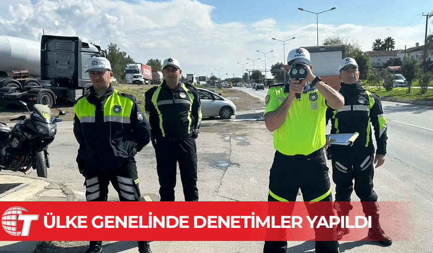 Gazimağusa, Girne ve Güzelyurt’ta asayiş ve trafik denetimleri yapıldı