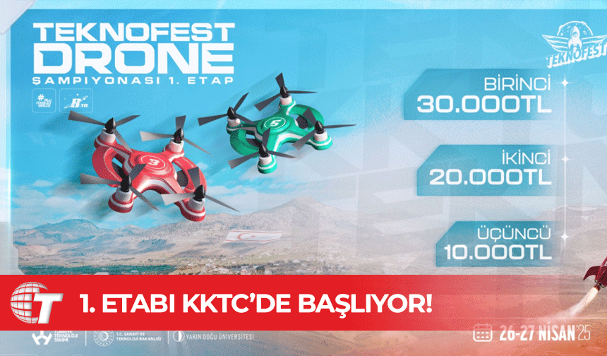 TEKNOFEST 2025 Drone Şampiyonası 1. Etabı KKTC’de Başlıyor!
