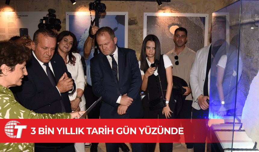 Hiyeroglifli Tek Felikli Taş Çapa Girne Kalesi’nde tanıtıldı