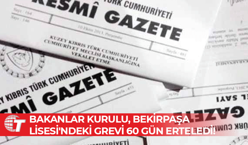 Bekirpaşa Lisesi’nde KTOEÖS grevi ertelendi