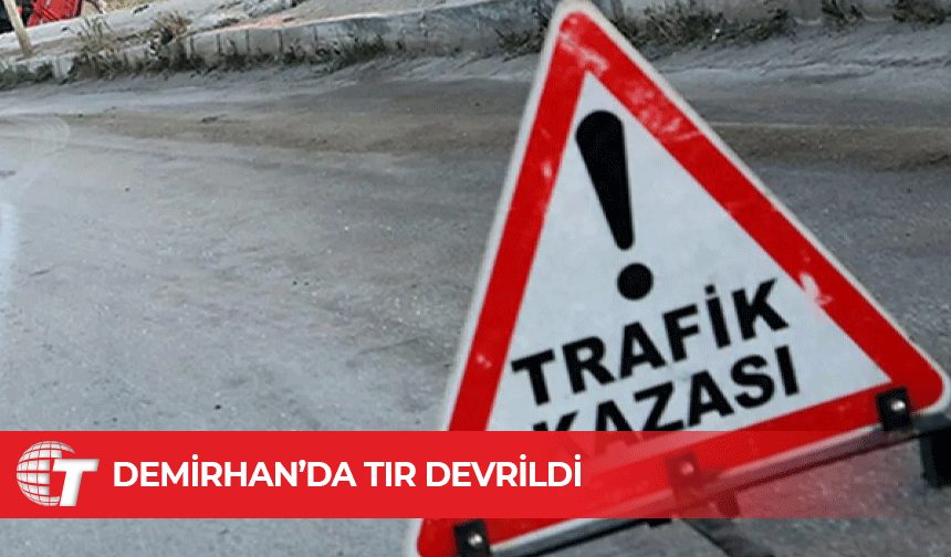 Sürücü hastaneye kaldırıldı