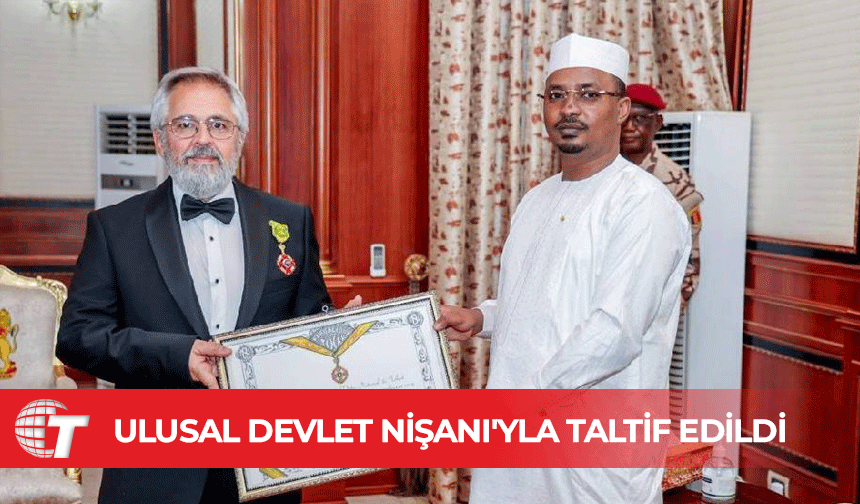 Raşit Pertev Çad Ulusal Devlet Nişanıyla ödüllendirildi