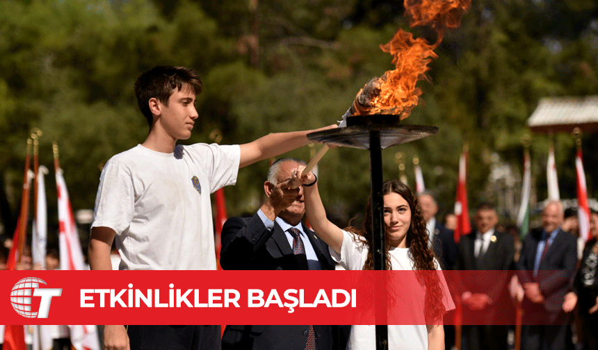 19 Mayıs Atatürk’ü Anma Gençlik ve Spor Bayramı etkinlikleri düzenlenen törenle başladı