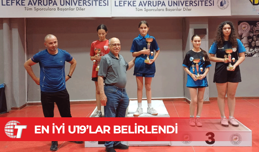 Masa Tenisinde En İyi U19’lar belirlendi; Özüm ve Ali şampiyon