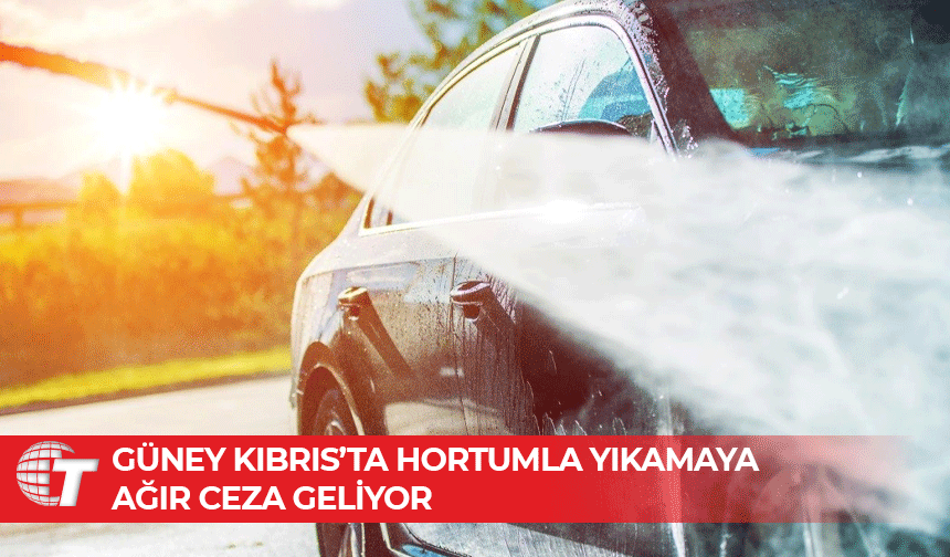 Araç ve kaldırımı hortumla yıkayana 3 Bin Euroya kadar ceza