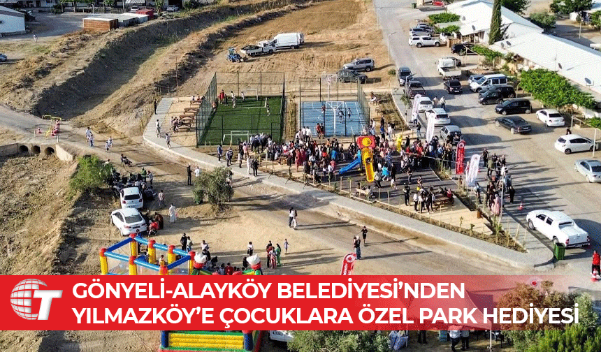 Amcaoğlu: Çocuk şenliğimiz, çocuklarımız için Yılmazköyü’müze park hediyesiyle başladı