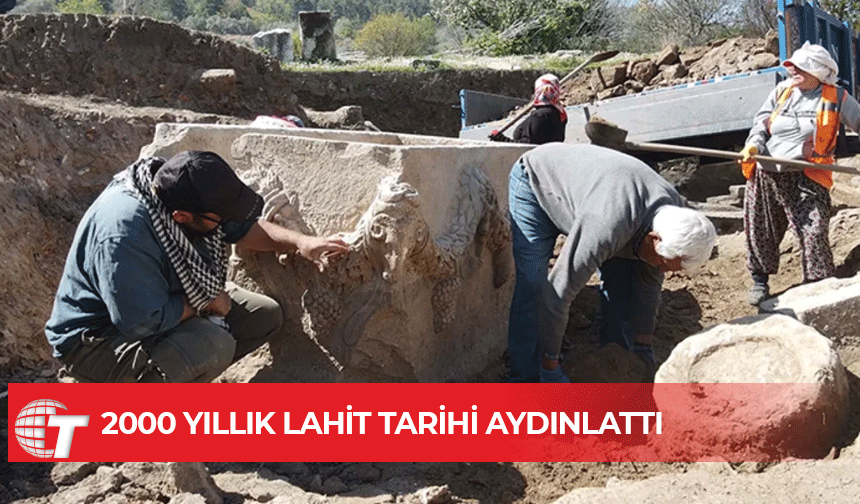 2000 yıl öncesine ait lahit: İçinden çıkanlar ve işlemeleri tarihi yansıttı