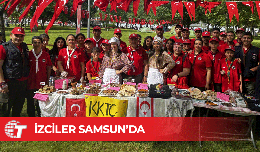 Kıbrıs Türk İzcilik Federasyonu, Samsun’da Kurtuluşa İlk Adım Milli Bilinç Kampı’na katıldı