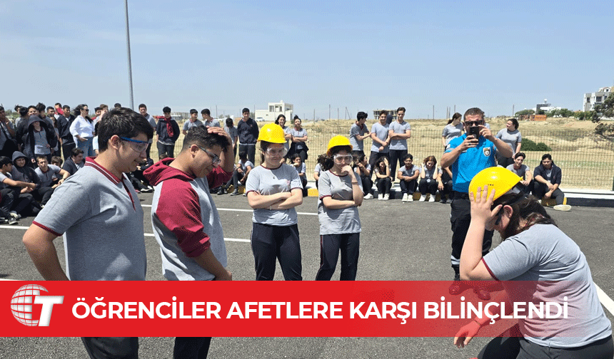 Rauf Raif Denktaş Meslek Lisesi’nde “Afete Hazır Okul” eğitimi gerçekleştirildi